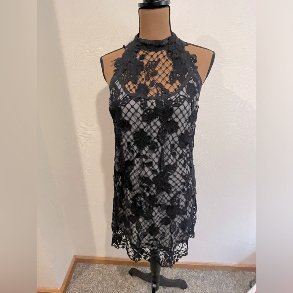 Free people lace snow drop dress size small - Picture 1 of 16